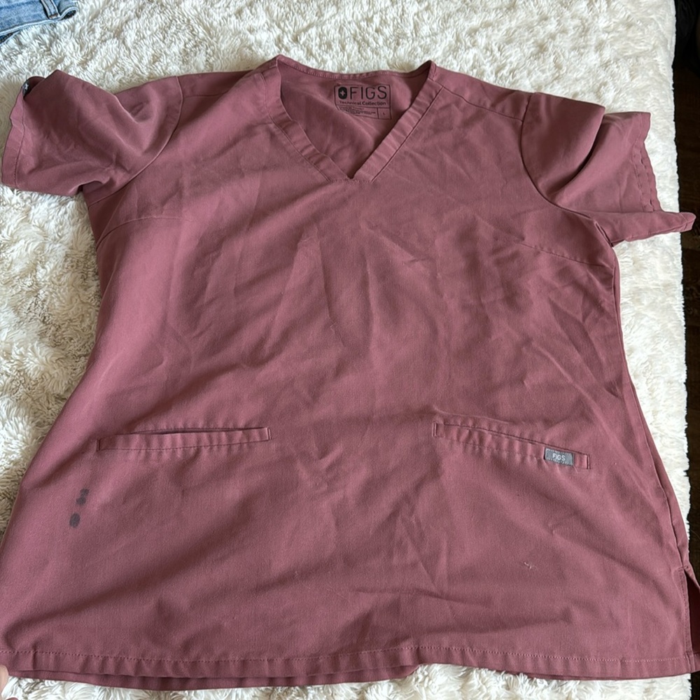 FIGS Scrub top Catarina for Women Mauve color
